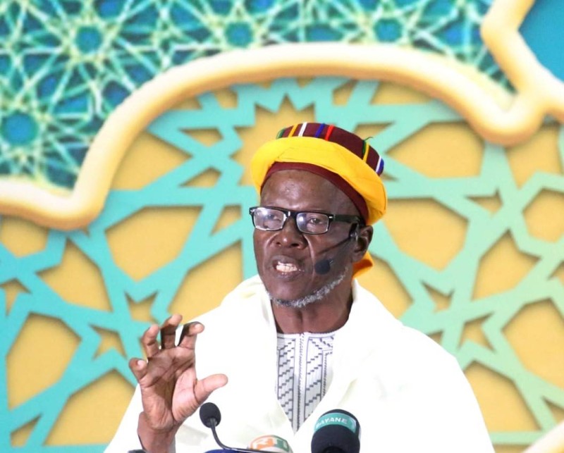Méïté Moustapha, imam principal de la mosquée centrale de Guibéroua (Ph: Poro Dagnogo)