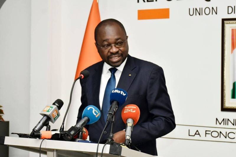 Le directeur général de la Fonction publique, Soro Gninagafol