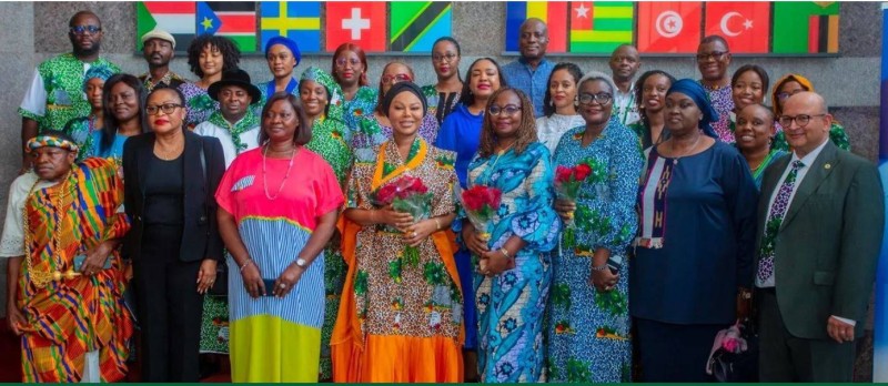 Des intervenants et participants à l’événement « Justice pour elle : des droits à l’autonomisation économique » qui s’est tenu au siège de la Banque africaine de développement dans le cadre de la célébration de la Journée internationale des droits des femmes 2026.(Ph:Dr)