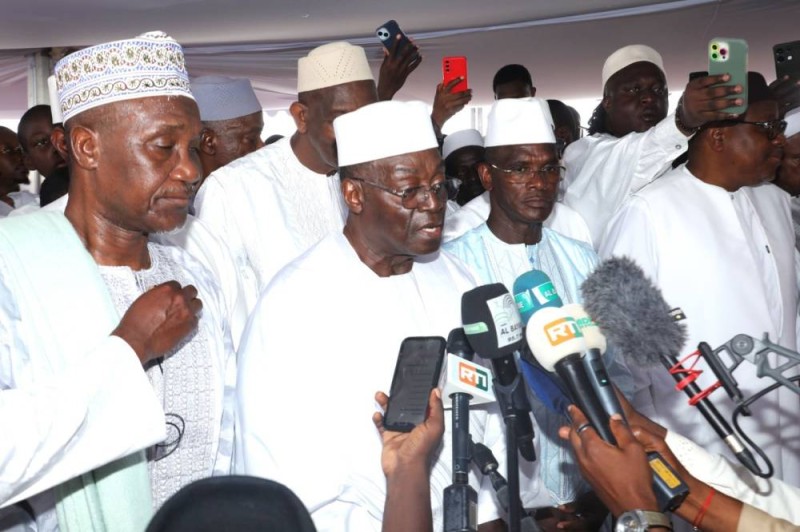 Le vice-Président soutient les chrétiens dans la poursuite de leur carême. (Ph: Coulibaly Abdoulaye)
