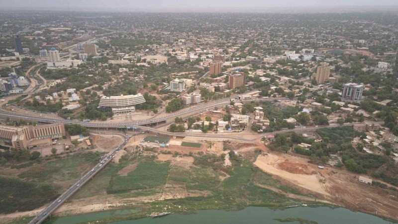 Face la situation sécuritaire au Niger, l'Allemagne a décidé vendredi 20 mars de suspendre temporairement l'activité de son ambassade à Niamey. Son personnel a été relocalisé à l'étranger [illustration]. AFP - MICHELE CATTANI