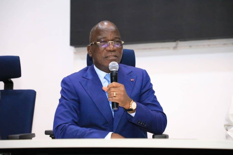 Le président du Conseil régional de Gbêkê, Jacques Konan Assahoré, promoteur de l'événement. (Ph: Dr)