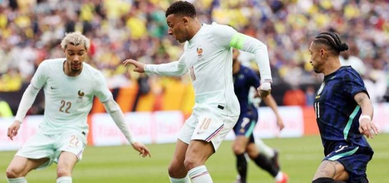 La France a été supérieure au Brésil lors de ce match amical.