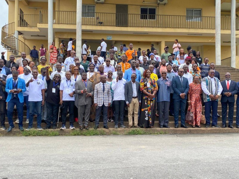 Plusieurs acteurs des arts ont pris part à l'ouverture du Fuaca à l'Université Félix Houphouët-Boigny. (Ph: Jacob Kouakou)