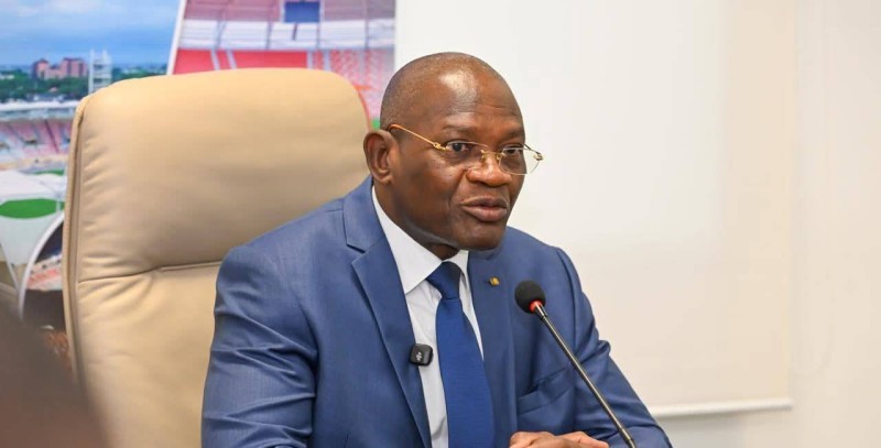 Le ministre des Sports Adjé Silas METCH