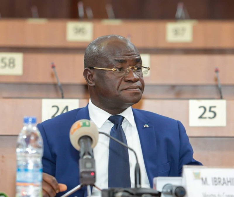 Le ministre du Commerce, de l'Industrie et de l'Artisanat, Ibrahim Kalil Konaté.