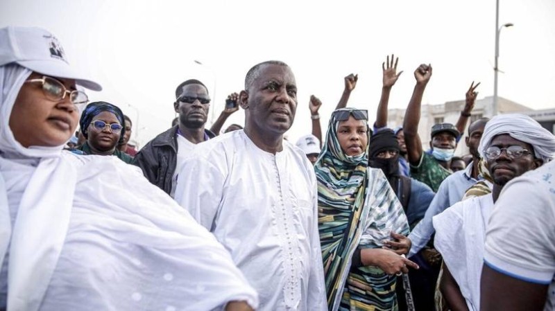 L'opposant Biram Dah Abeid, ici le 28 juin 2024. AP - Mamsy Elkeihel