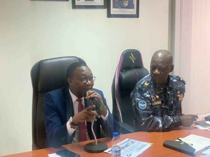  L’Inspecteur général de police, Dosso Siaka, directeur général adjoint en charge de la sécurité publique, a présidé les travaux en présence d’Oumar Sacko, directeur général des transports terrestres et de la circulation (DR)
