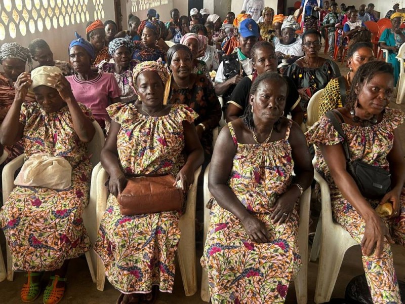 Les femmes sont venues nombreuses pour leur investiture (Dr)