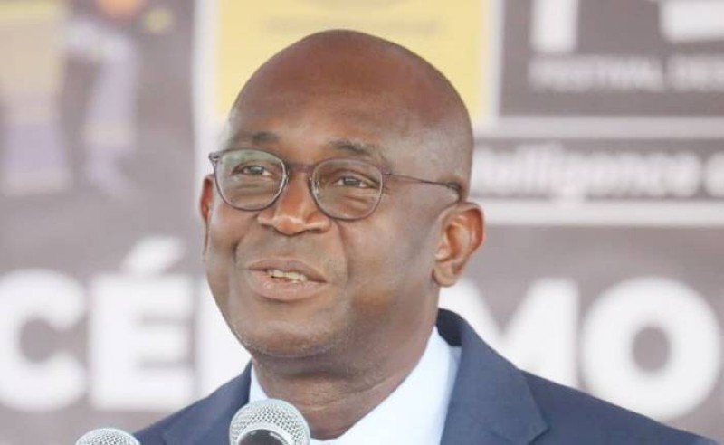 Le ministre Djibril Ouattara a appelé la jeunesse à s’approprier l’intelligence artificielle comme levier de développement. (Ph: Julien Monsan)