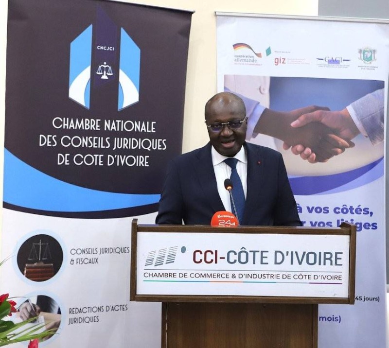 Faman Touré, président de la Cci-CI/ (Franck YEO)