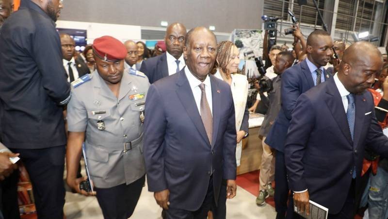 Le Président Alassane Ouattara au Sila.