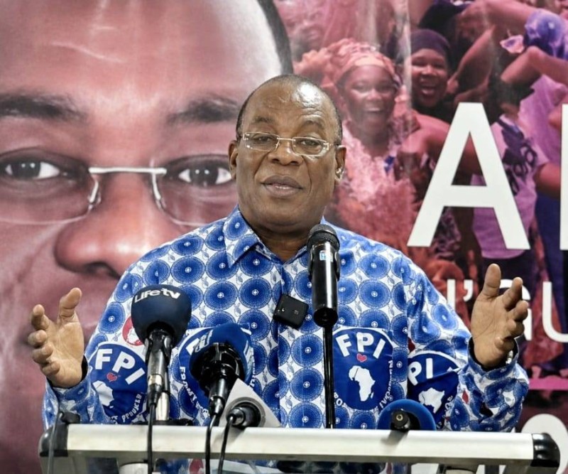 Pascal Affi N'Guessan, le président du Fpi.