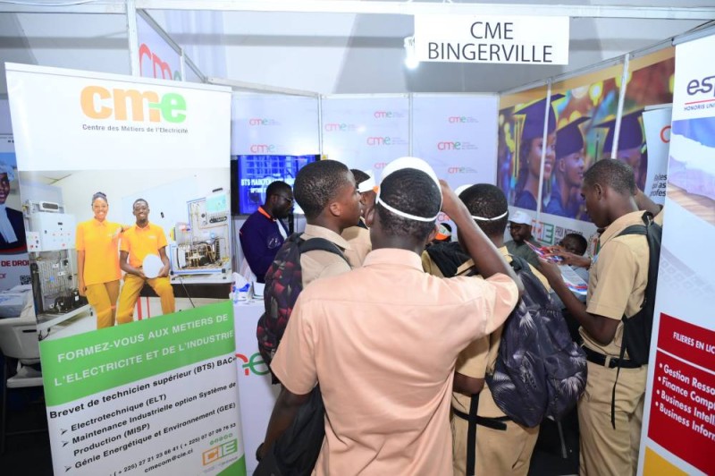 Le CME de la CIE a présenté ses filières professionnalisantes de niveau BTS axées sur l’électrotechnique, la maintenance industrielle et le génie énergétique.