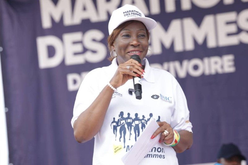 La Haute patronne de l’événement, Kandia Camara, présidente du Sénat et maire d’Abobo. (Ph: Dr)