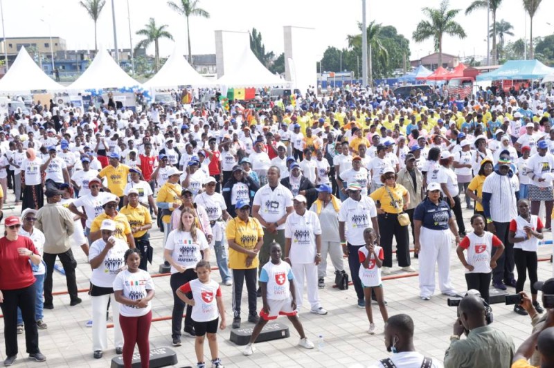 Des milliers de femmes se sont mobilisées pour cette activité sportive. (Ph: Dr)