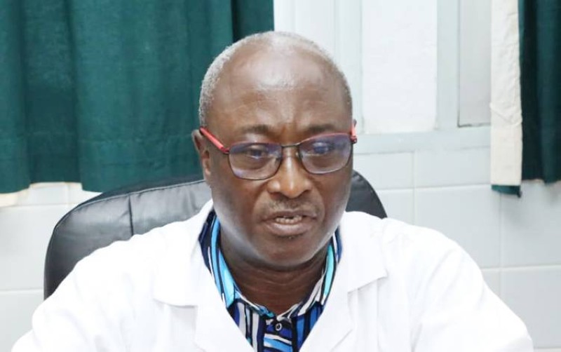 Prof. Kouassi Boko Alexandre, responsable du centre de sevrage tabagique. (Ph: Julien Monsan )