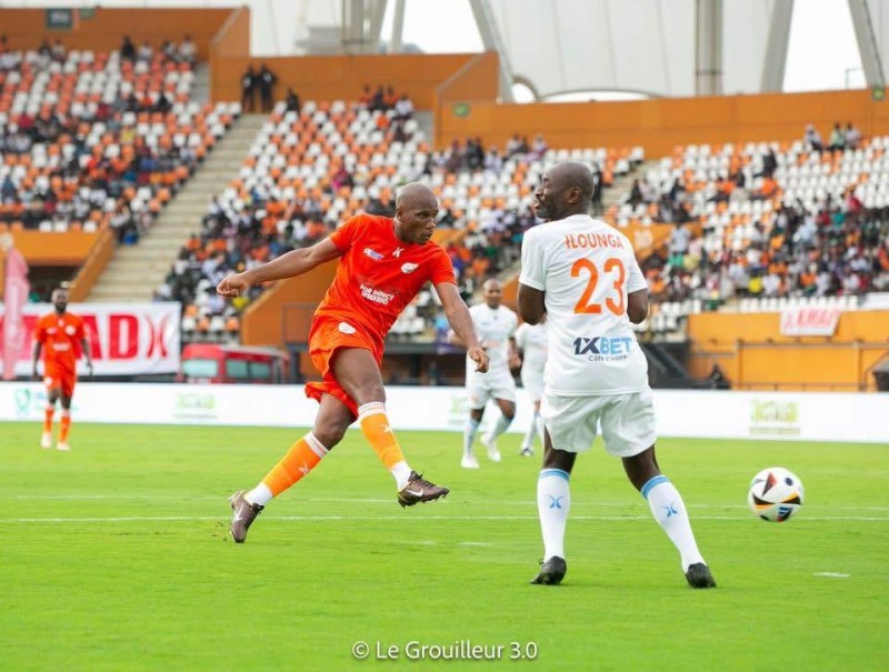 Une scène du match