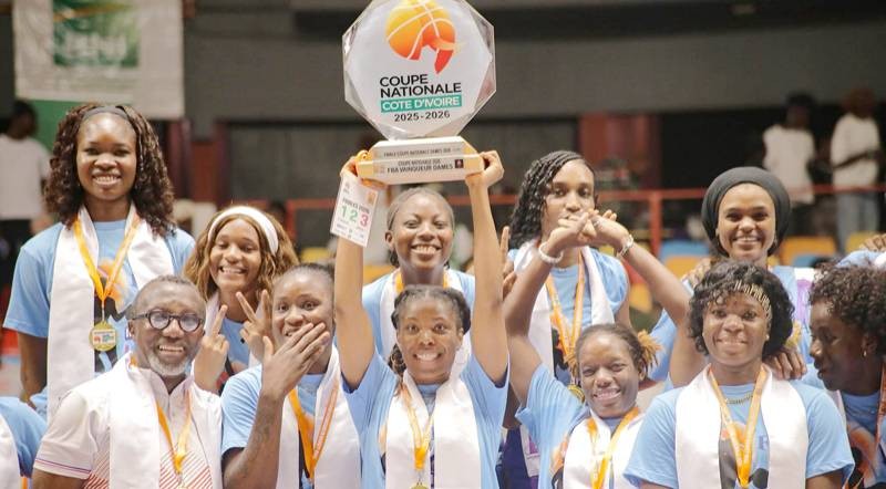 Les filles de Fba triple vainqueures de la Coupe nationale.