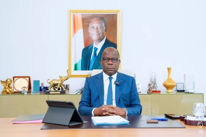 Le ministre de la Santé, de l'Hygiène publique et de la Couverture maladie universelle, Pierre N'Gou Dimba. (Ph: Dr)