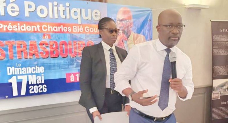 Charles Blé Goudé, président du Cojep en tournée en Europe. (Ph: Dr)