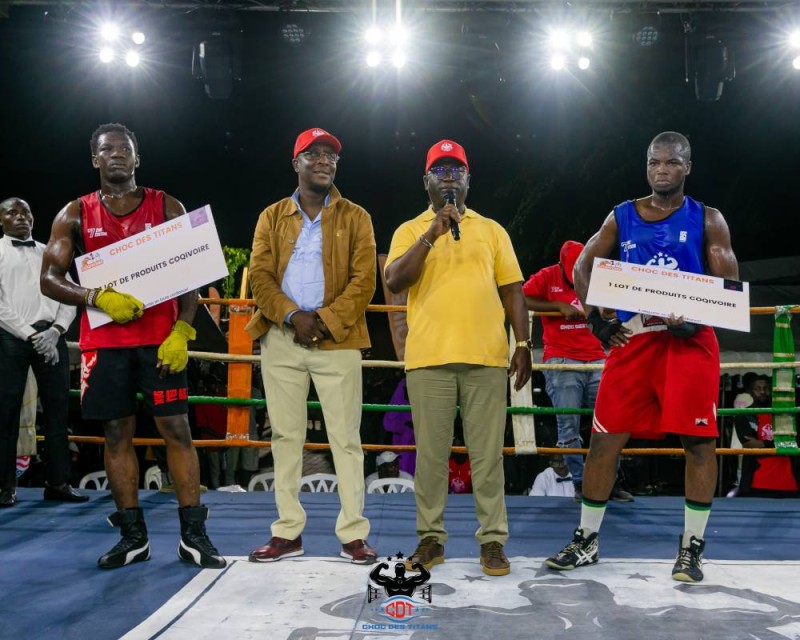 Le directeur de l'Ons Ousmane Gbané a encouragé le promoteur pour la promotion du noble art.