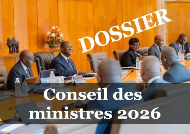 Conseil des ministres 2026