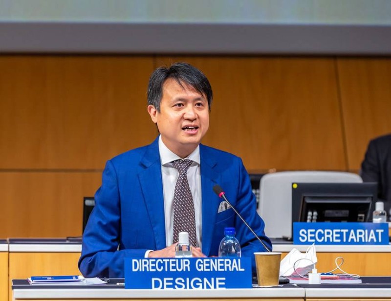 le directeur général de l’Organisation mondiale de la propriété intellectuelle, Daren Tang.
