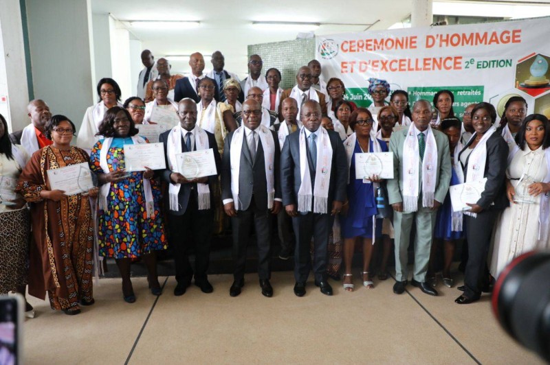 Le ministre de la Santé, de l'Hygiène publique et de la Couverture maladie universelle, Pierre N'Gou Dimba, a rehaussé l'événement par sa présence.