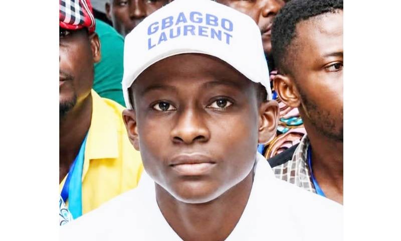 Kouamé Koffi Aimé Cédric, élu secrétaire national de la Ligue de la jeunesse du Ppa-CI.