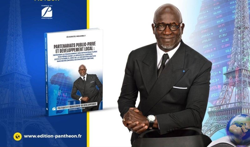 Evariste Méambly et son nouvel ouvrage