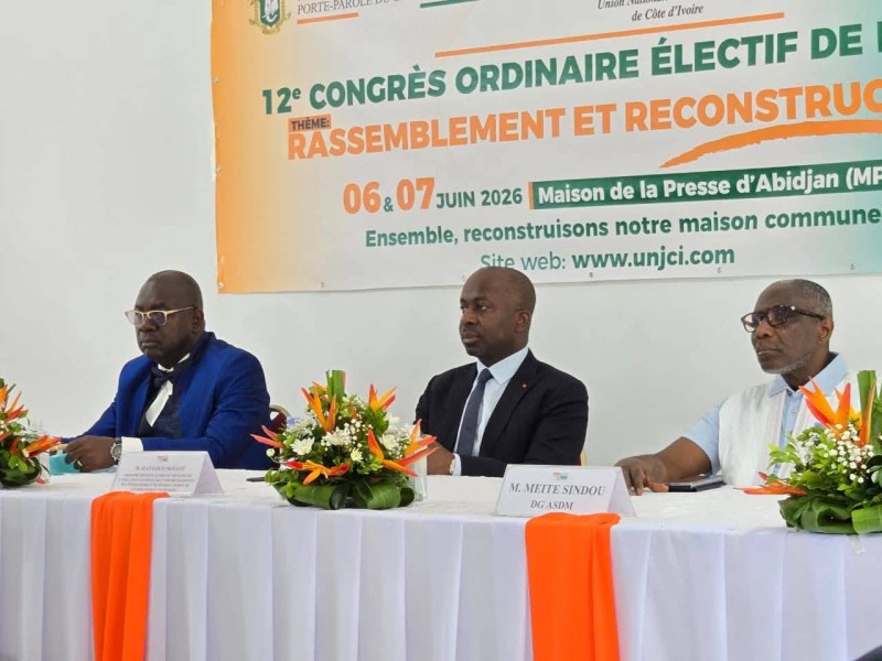 12e Congrès électif de l’UNJCI : Djaha Koffi Sylvain désigné