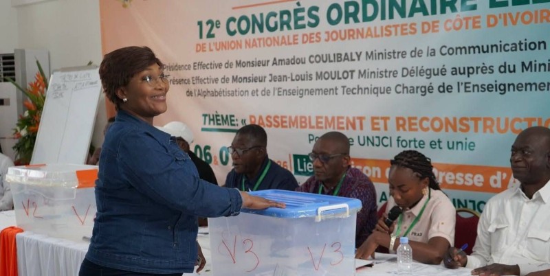 Marie Laure N'Goran élue nouvelle présidente de l'Unjci