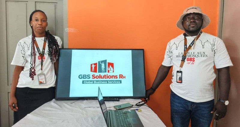 Le stand de Gbs Solutions Rh a également été pris d'assaut. (Ph: Dr)