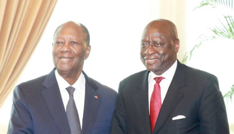 Le Président Ouattara s'est entretenu avec Ousmane Diagana de la Banque mondiale.