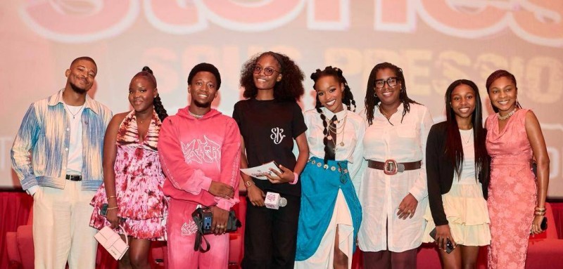 Les acteurs et jeunes talents du cinéma ivoirien ont partagé un moment privilégié avec les membres du mouvement Sky Girls.