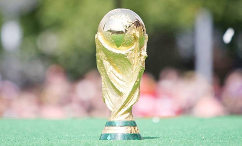 Le trophée de la Coupe du monde