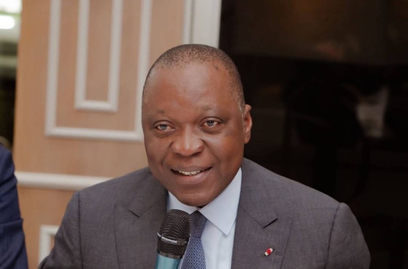 Le ministres des Transports Amadou Koné