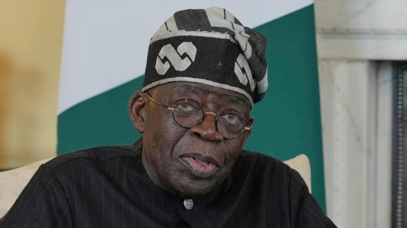 Le président nigérian Bola Tinubu est candidat à sa succession à l'élection présidentielle qui aura lieu en janvier prochain au Nigeria. Kin Cheung/Pool AP via AP - Kin Cheung 