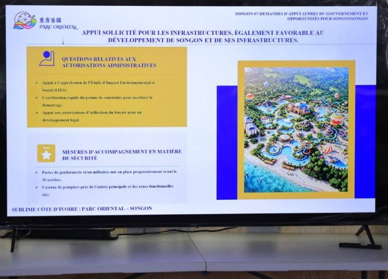 Le Parc Oriental de Songon devrait générer 3 000 emplois directs et renforcer l’attractivité touristique de la Côte d’Ivoire.