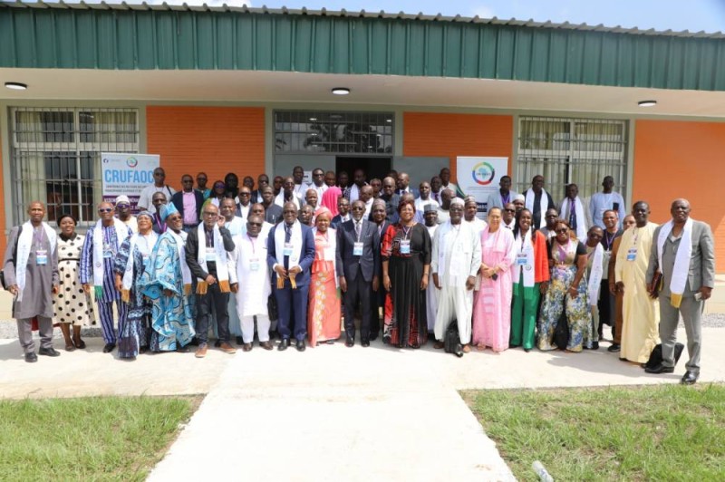 Les recteurs des universités en Afrique étaient très heureux d'être à Abidjan. (DR)