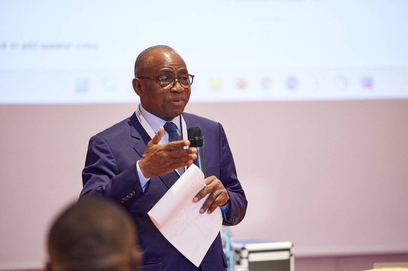 Koffi N'Guessan, ministre de l’Éducation nationale, de l'Alphabétisation et de l'Enseignement technique. (Ph: Dr)