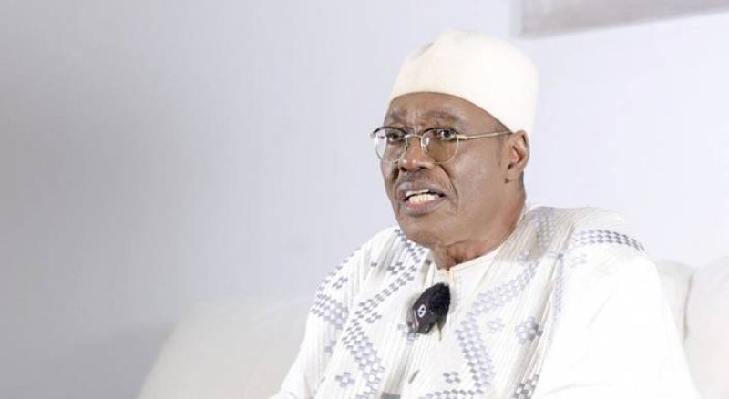 Le candidat à la présidentielle camerounaise 2025, Issa Tchiroma Bakary. AFP - DANIEL BELOUMOU OLOMO.