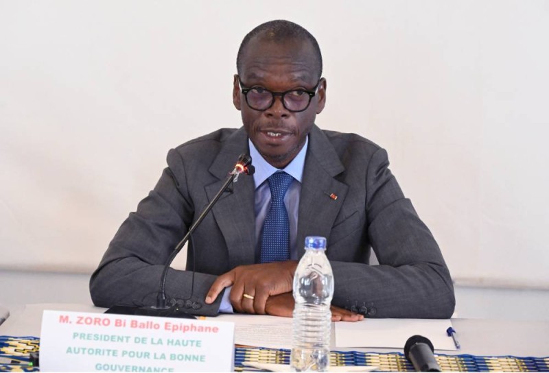 Épiphane Zoro Bi Ballo, président de la Haute autorité pour la bonne gouvernance.