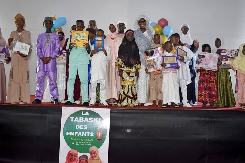 Les enfants ont participé avec brio à des quiz sur le civisme et les symboles de la République de Côte d’Ivoire. (Ph: Dr)