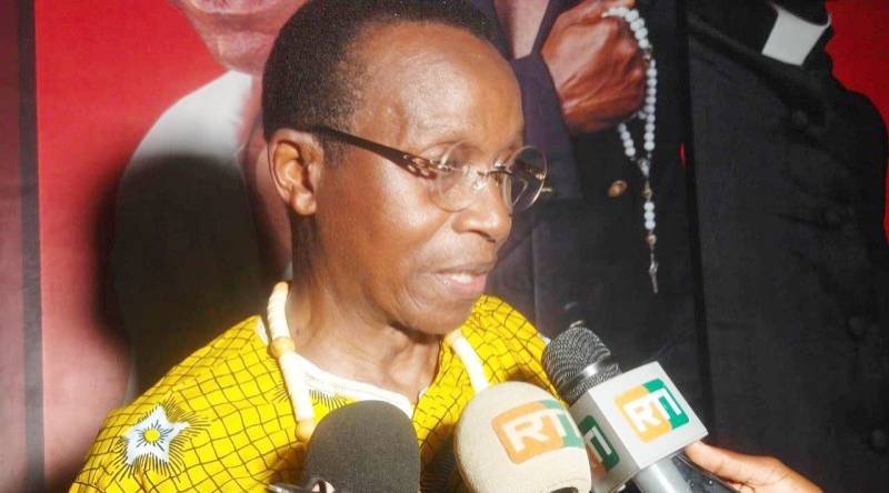 Père Eric Norbert Abekan, un des acteurs du film.