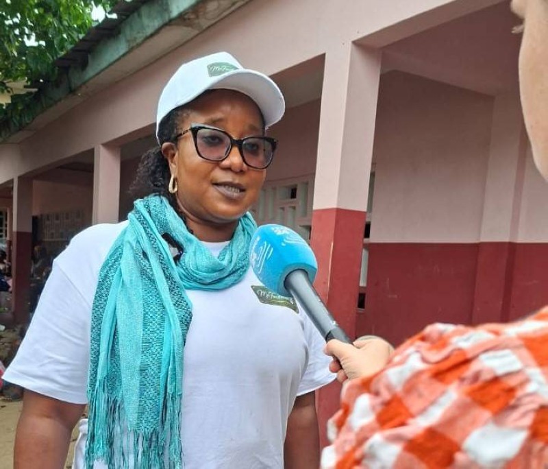 Aissata Camara présidente de  l’ONG Mafondation