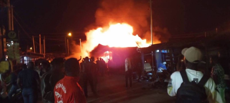 Les flammes ont causé d'importants dégâts