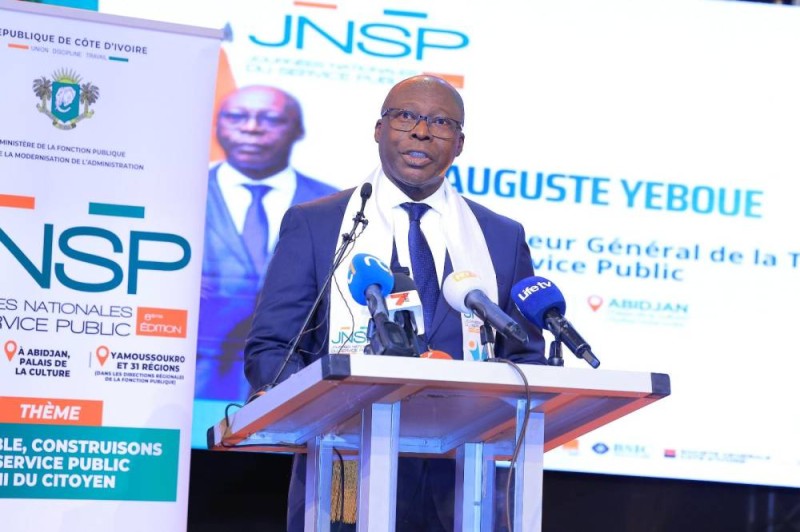 Augute Yéboué, directeur général de la Transformation du service public. (DR)