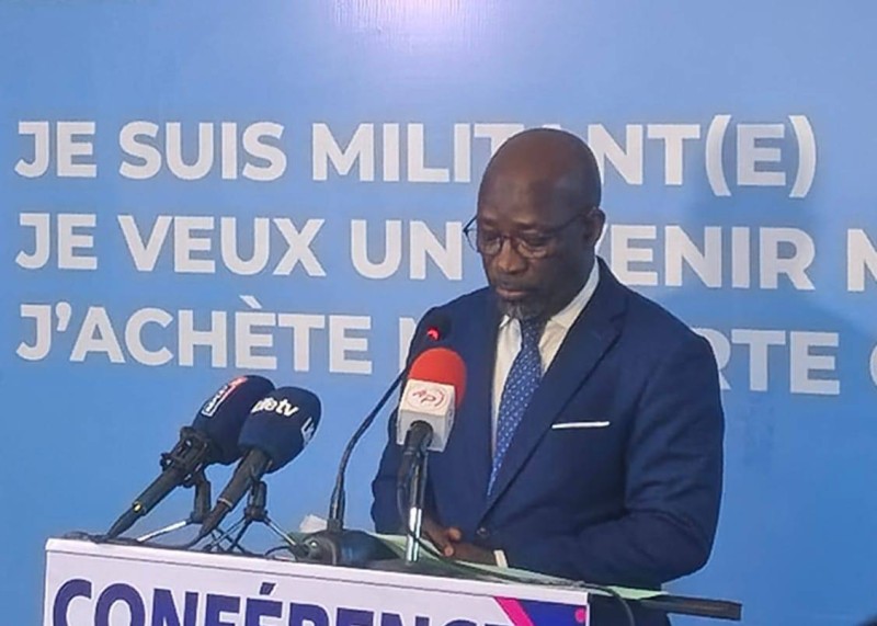 Charles Blé Goudé, président du COJEP
